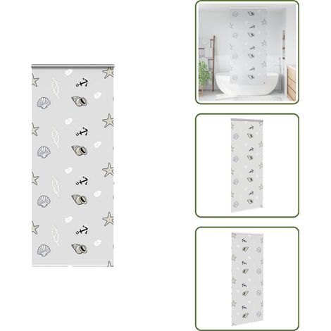 Store enrouleur de douche avec cassette largeur du tissu 86 cm - Store Enrouleur De Douche - Stores Enrouleurs De Douche - Store De Douche - Rideau De Douche Enroulable (1/5)