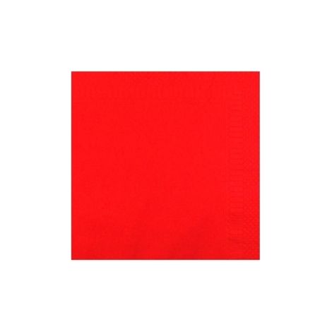 Serviette Ouate 20x20 cm Rouge Ecolabell - Lot de 3 Colis de 1800 - Manufacture De L'Ephemere