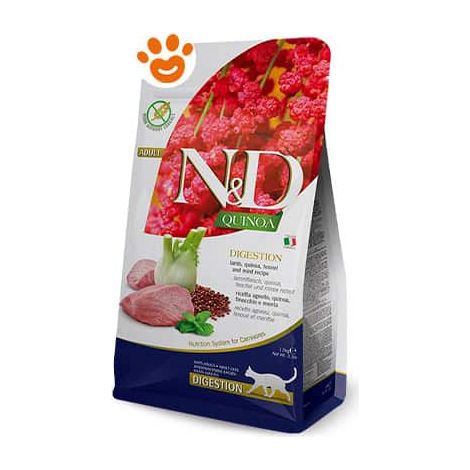 Farmina Cat N&D Quinoa Digestion Agnello - Farmina Cat N&D Quinoa Digestion Agnello - Sacco Da 5 Kg