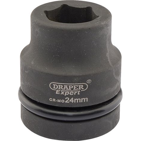 Draper 24mm Hi-Torq® Metric Impact Socket with 1-Inch Square Drive (Model 05105)