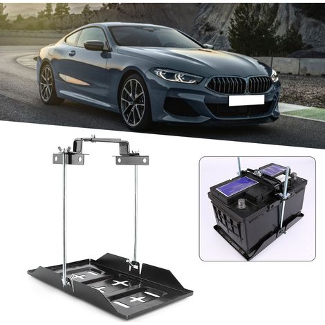 Autobatteriehalterung, Befestigungssatz und Haltebügel für 27 cm Batterie, Autozubehör.