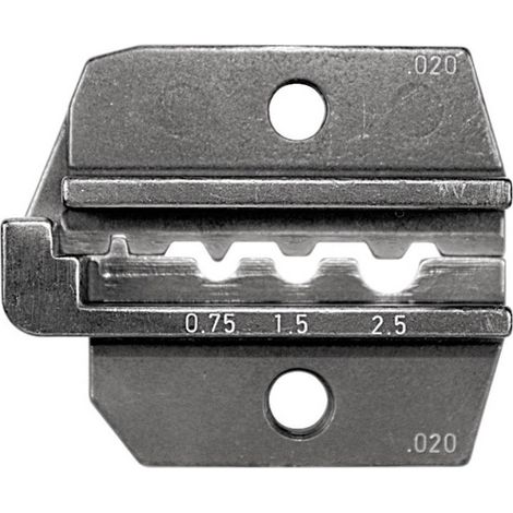 Rennsteig Werkzeuge 624 020 3 0 Matrice à sertir pour cosses non-isolées, pour connecteur non-isolé 0.25 à 2.5 mm² adap (1/2)
