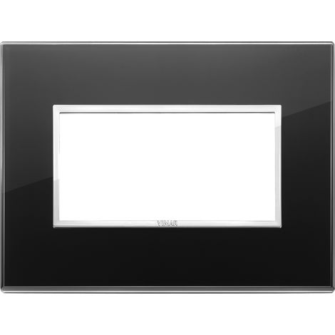 VIMAR - 21654.76 Placca 4M nero diamante