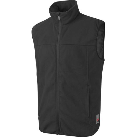 Würth Modyf – Gilet de travail polaire sans manches noir – 2 poches externes + 1 poche interne – Micropolaire thermique anti-boulochage – Taille L (1/4)