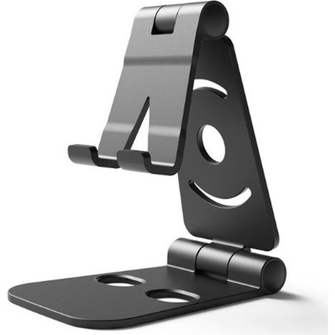 Support de table à double charnière pour smartphones / noir