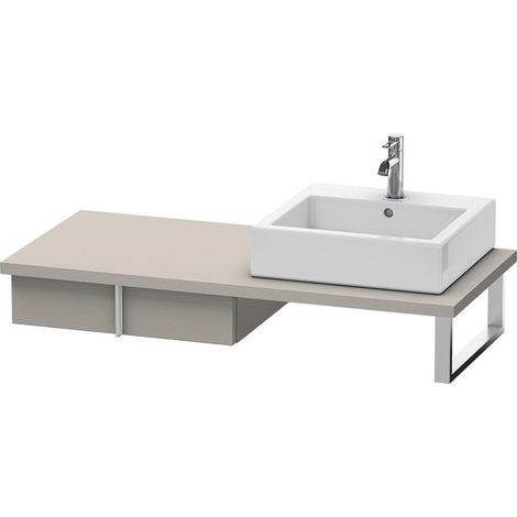 Mobiletto Duravit Vero Vanity per consolle, 6569, 1 cassetto, 600 mm, Colore (anteriore/corpo): Terra Opaco - VE656901414