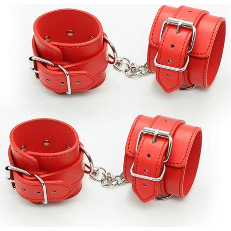 Sangle De Cheville En Cuir - Réglable Pour Renforcement Des Fessiers Et Des Jambes - Fitness À Domicile - 1 Pièce (1/5)