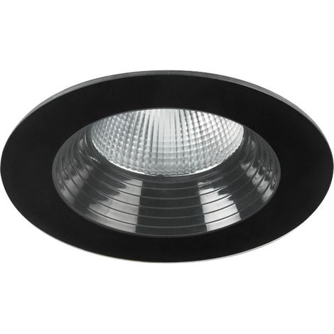 Leds-C4 Dako - Downlight LED Extérieur Encastré Noir 17,5cm 1850lm 3000K IP65 (1/2)