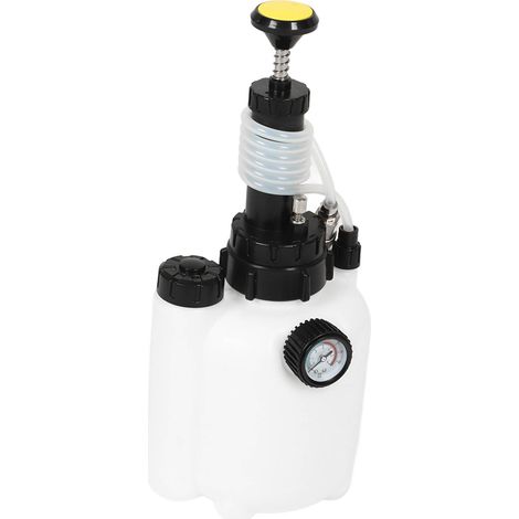 Entlüftungswerkzeug für Brems- und Kupplungsflüssigkeit mit 3-Liter-Flüssigkeitspumpe, 1-Liter-Nachfüllflasche, universellem Entlüftungswerkzeug-Set (1/5)