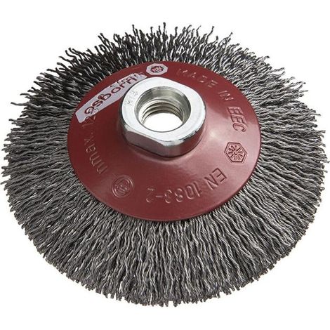 Osborn Kegelbürste Xtreme Stahl 100x0,3mm gewellt (1/4)