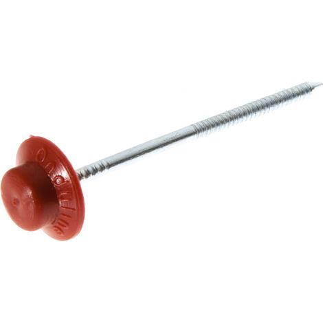 CHIODO CON RONDELLA PER FISSAGGIO LASTRE 2,8x60 mm, Colore