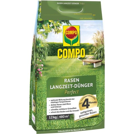 COMPO Rasen Langzeit-Dünger Perfect für 480 m² - 12 kg