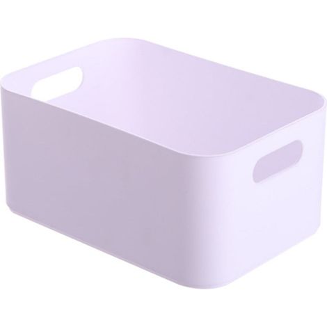 Panier De Rangement En Plastique - 22,5 x 10 x 15 cm - Pour Cuisine Salle De Bain Chambre Buanderie Sous Évier Ou Étagère - 1 Pièce (1/3)