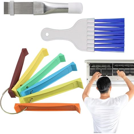 Outil Peigne Redresseur D'Ailettes De Climatiseur Poils Durs Portable Outil Redresseur d'Ailettes de Climatisation pour Évaporateur Chauffage Ventilation Bureau Maison Chambre Appa (1/5)