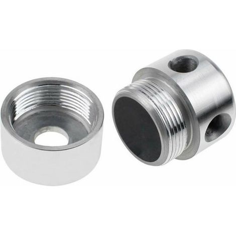 1 Tête de débroussailleuse, Aluminium M10, Fil nylon remplaçable, Faible vibration, Pour tonte herbe (1/4)