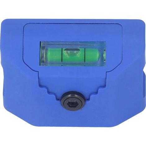 Marqueur laser multifonctionnel à lignes croisées, mini laser de niveau grand angle 120°, batterie intégrée, bleu (1/5)