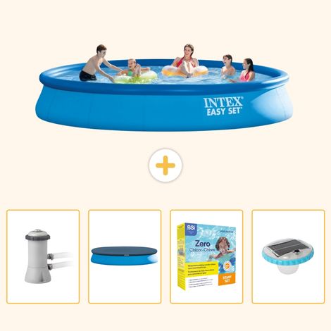 Intex Piscine Easy Set Ronde - 457x84 cm - 5-pièces  S178 (1/5)