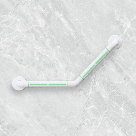 Poignée de Douche,Barre de Sécurité des Toilettes,Barre d'appui Murale,Acier Inoxydable pour Personnes âgées Handicapées,Poignée de Douche Inox Antidérapante(45x45cm)