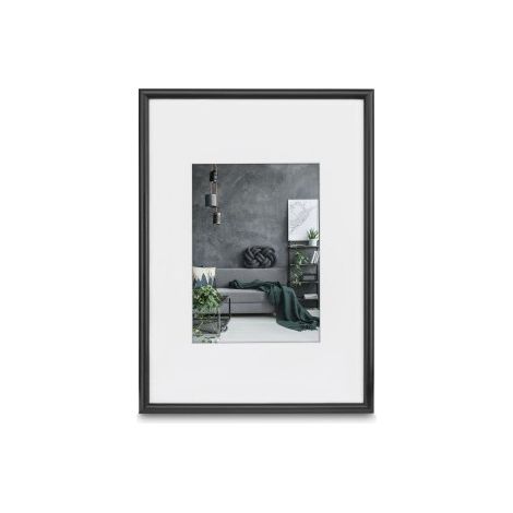 Hama Cadre en aluminium Detroit noir 71 x 101 cm