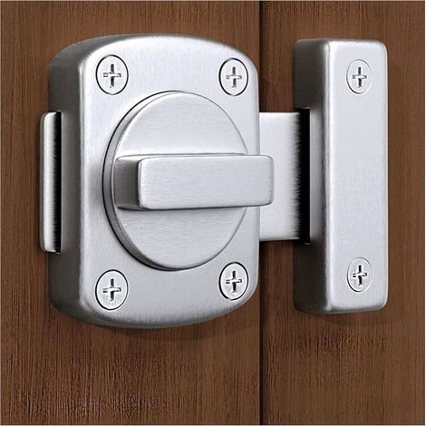 Anti-theft interior door buckle for bedroom, bedroom door lock, anti-theft security door lock, suitable for all kinds of swing doors (1/5)