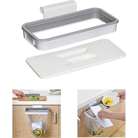 Support Sac Poubelle Portable - Pour Camping Et Extérieur - Capacité 4,5 Kg - Sans Perçage - 1 Pièce (1/3)