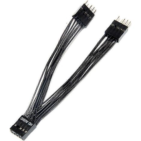 Répartiteur audio 1 femelle vers 2 mâles, câble d'extension adaptateur carte mère USB 9 broches (1/5)