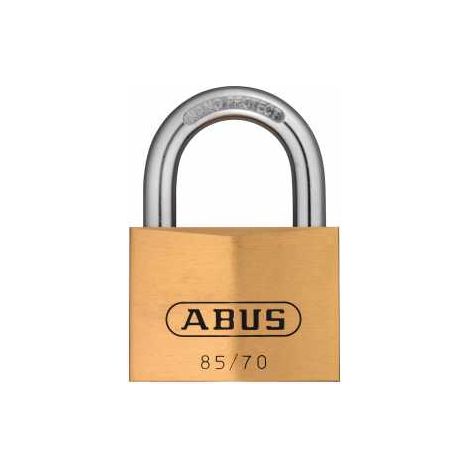 Zylindervorhangschloss 85/70 gl Schlosskörper-B.70mm MS gl.0121 ABUS