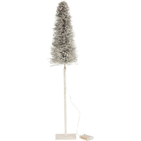 Statuette Déco Led "Arbre de Noël" 79cm Blanc (1/4)