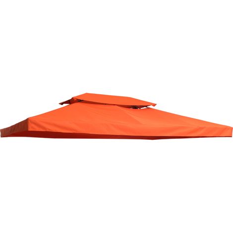 Toiture de remplacement pour pavillons de jardin 3x4m polyester café