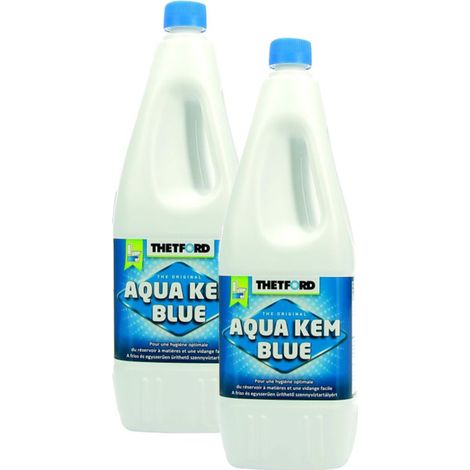 PACK THETFORD 2x Aqua-Kem Bleu Additif Sanitaire Toilette Portable Camping (1/2)