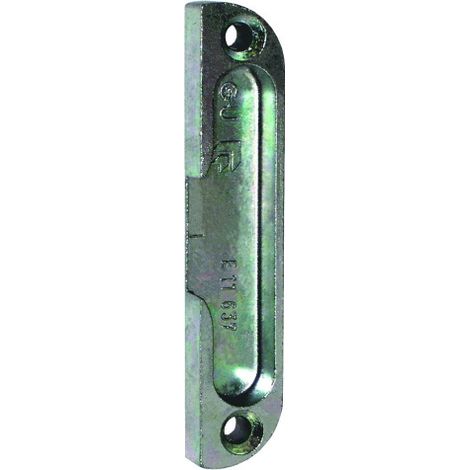 Ferco – Gâche de galet pour serrure électrique – Hauteur 85mm – Largeur 16mm – Épaisseur 9mm – Compatible serrure têtière 16mm - E-11637