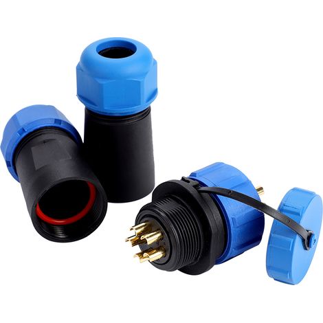 SP21 IP68 5-poliger wasserdichter Kunststoff-Luftfahrtstecker (5-polig) (1/5)