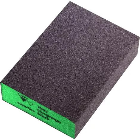 Bloc abrasif SIA ABRASIVES - Bloc dur - boîte de 10 - Super fin - vert