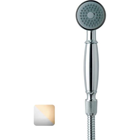 DOUCHETTE RETRO-GOM ANTICALCAIRE CHROME/OR - CRISTINA ONDYNA RG20139 (1/2)