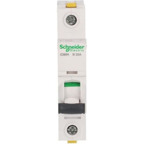 Interruttore automatico 1P B 20A 10kA AC iC60H-B20 A9F06120