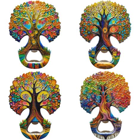 Signes Grimalt Abrebotellas Novedad  Abridor Botellas Arbol Vida Novedad Multicolor 1x8x11cm 39980