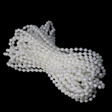 Kunststoff-Rollos/Jalousien, römischer Stil, vertikal, 10 Meter (10,94 Yards) + 10-teiliges Reparaturset für Kugelketten (1/5)