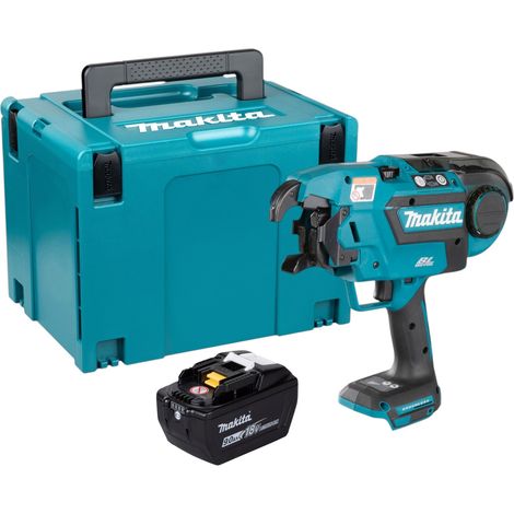 Makita DTR 180 ZJ: atornilladora de armaduras a batería de 18 V, 0,8 mm, sin escobillas + 1 batería de 9,0 Ah + Makpac - sin cargador (1/5)