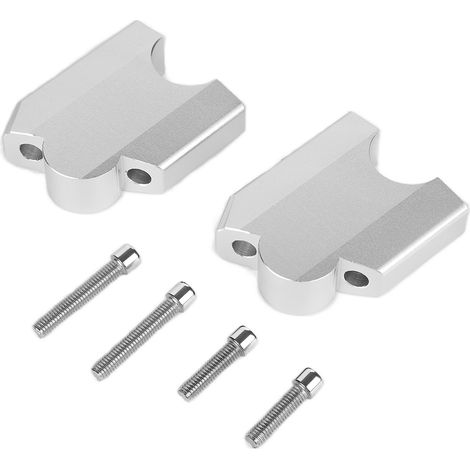 Pince de montage de guidon en alliage d'aluminium, 2 pièces, remplacement pour Yamaha XT1200Z Super Tenere 2010 – 2014, argent (1/5)