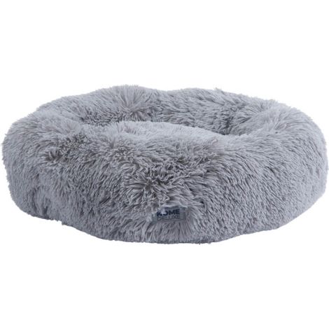 HOME DELUXE - Haustierbett MUFFIN - Maße: 120 x 120 x 17 cm, Farbe: Grau, inkl. Tierdecke, Baumwollfüllung, waschbarer Bezug, Rutsch- & Wasserfest I Hundebett Hundekissen Bett für Katzen  Tierbett Hau