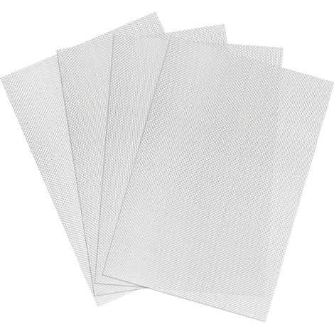 4 Pièces Grillage Petite Maille Filtre en Acier Inoxydable 21x30cm Grille Maille Filtration Feuilles 20 Mesh Grillage Anti Rongeur pour Aérations Maison Cuisine Jardin Serpents Moustique (1/5)