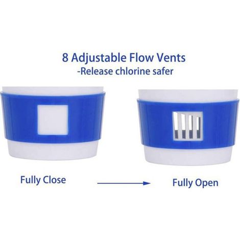 Mini distributeur flottant pour spa, pastilles chlore/brome 2,5 cm, pour spa, jacuzzi, fontaines et piscines (1/4)