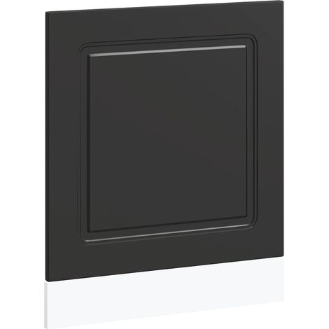 Maison Exclusive - Pannello Lavastoviglie Kalmar Nero 60x1,5x57 cm in Truciolato