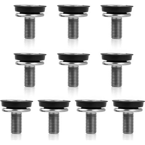 8mm x 15mm Hex Head Crank Arm Bolts 10 Pcs