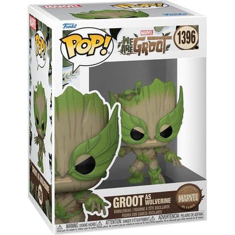 Funko POP Ich bin Groot 1396 Groot als Wolverine Sammelfigur (1/2)