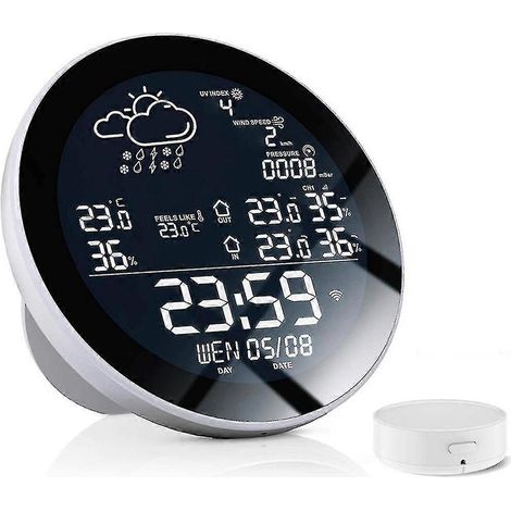 Wi-Fi avec écran de thermomètre et d'hygromètre Celsius (1/5)