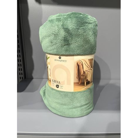 Coperta kiesa 180x230 cm verde - Atmosphera créateur d'intérieur (1/2)