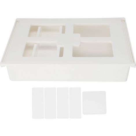Boîte de rangement pour tiroirs, organisateur de tiroirs, boîte de rangement, accessoires de bricolage pour la maison et le bureau, grand format (1/5)