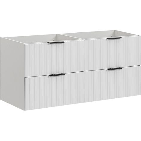 Mobile bagno senza lavabo Adriel bianco 120cm