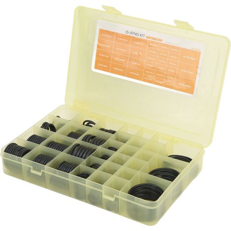 GARRYFIZH Kit joints torique universel 396 pièces assortiment caoutchouc pour gland 3702 Carter E excavatrice
